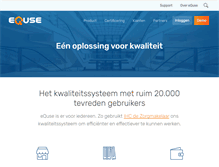 Tablet Screenshot of equse.nl